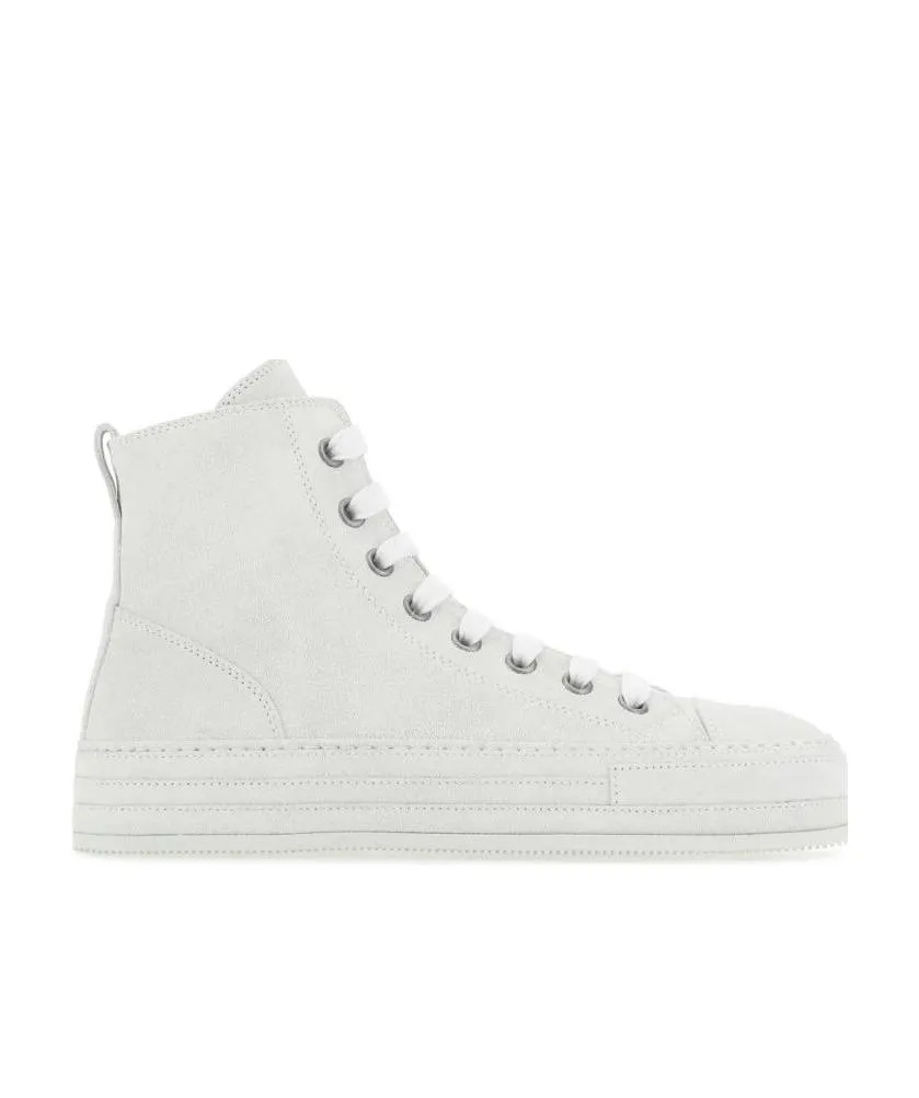 Ann Demeulemeester Round Toe Lace-Up Sneakers