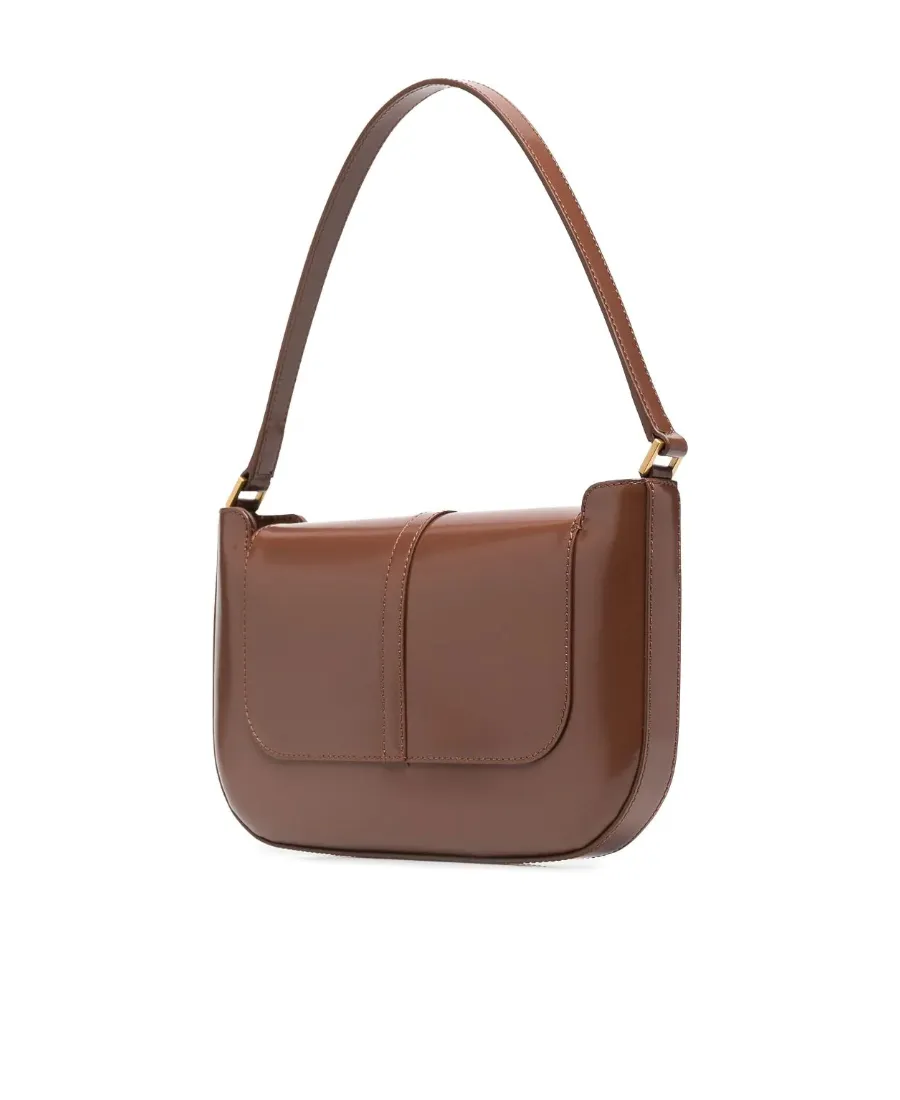 By Far Miranda Buckle Detailed Shoulder Bag