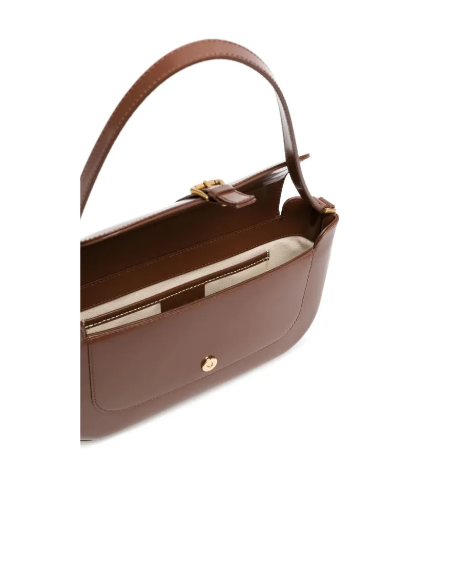 By Far Miranda Buckle Detailed Shoulder Bag