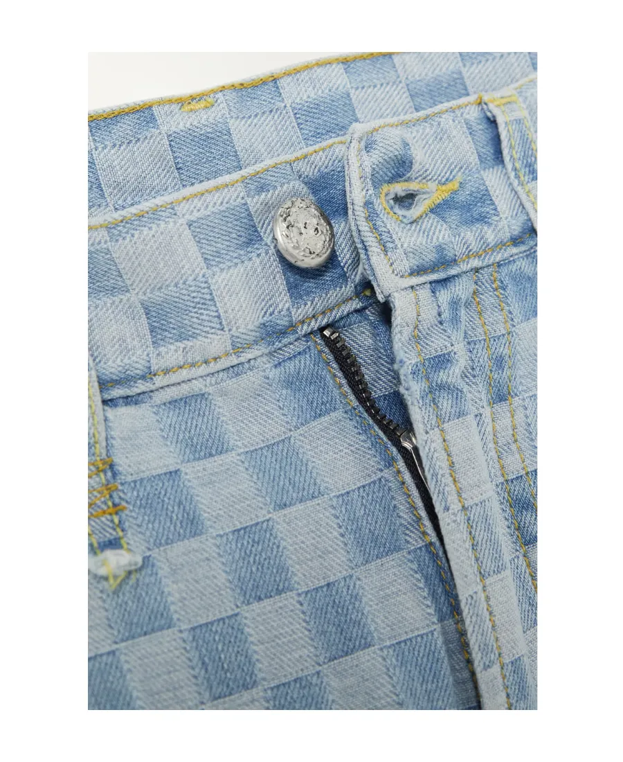 Plaid Jeans