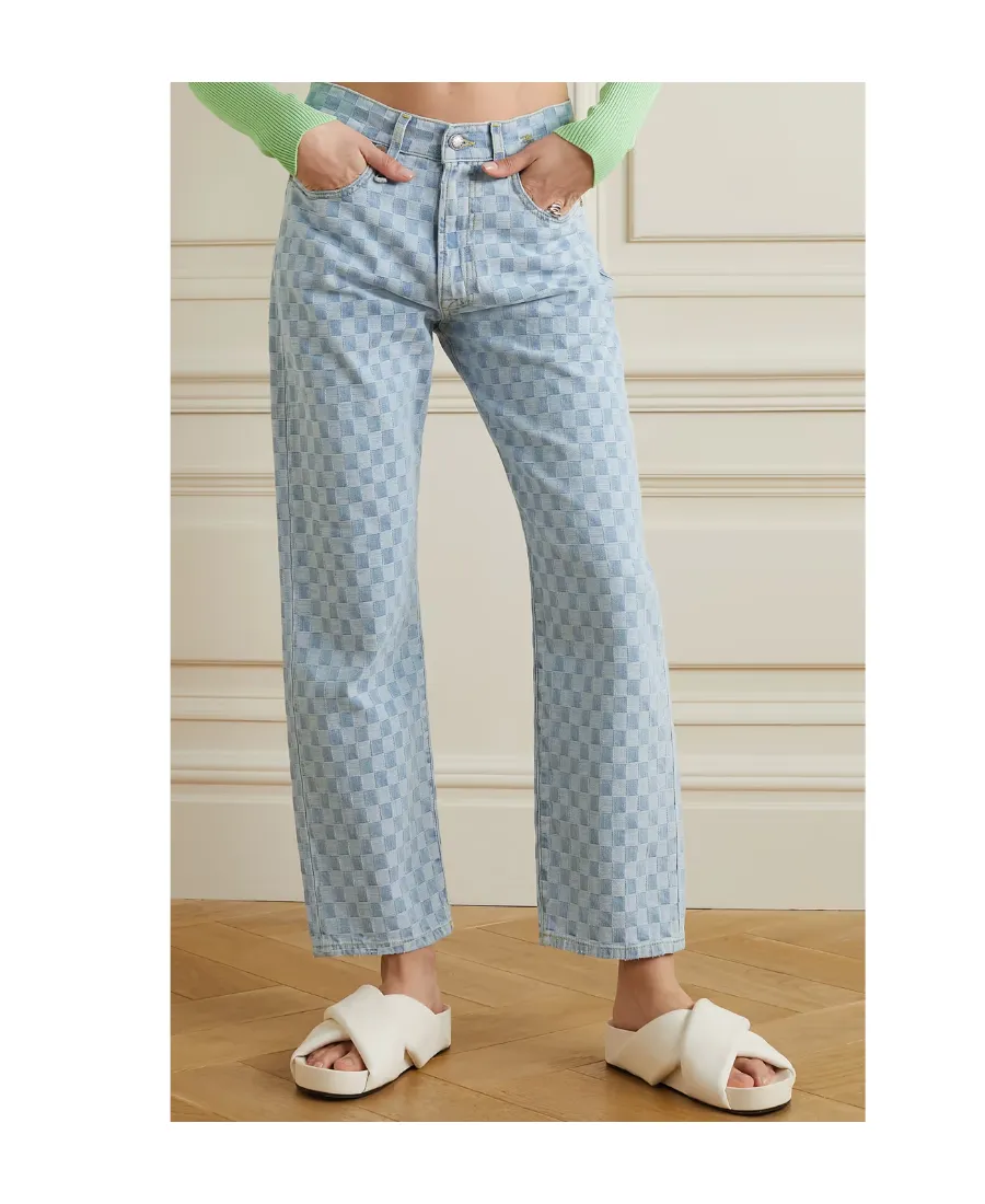 Plaid Jeans
