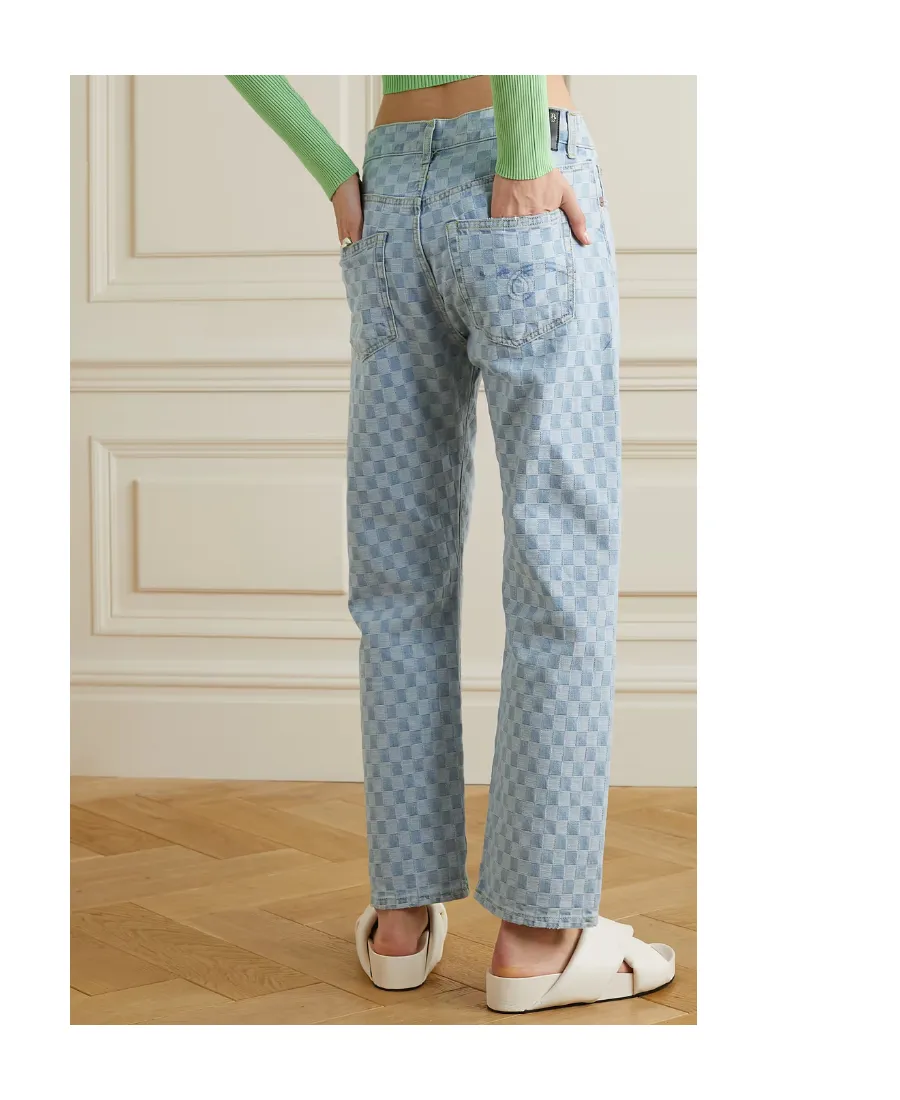 Plaid Jeans