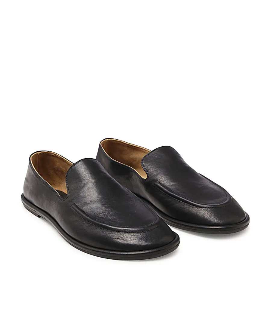 The Row Canel Slip-On Round Toe Loafers