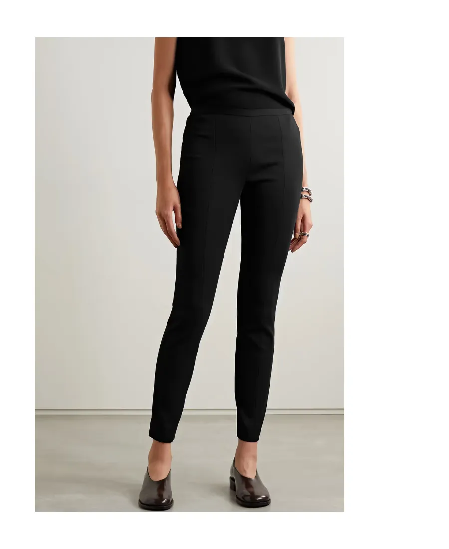 Stretch Crepe Casual Pants