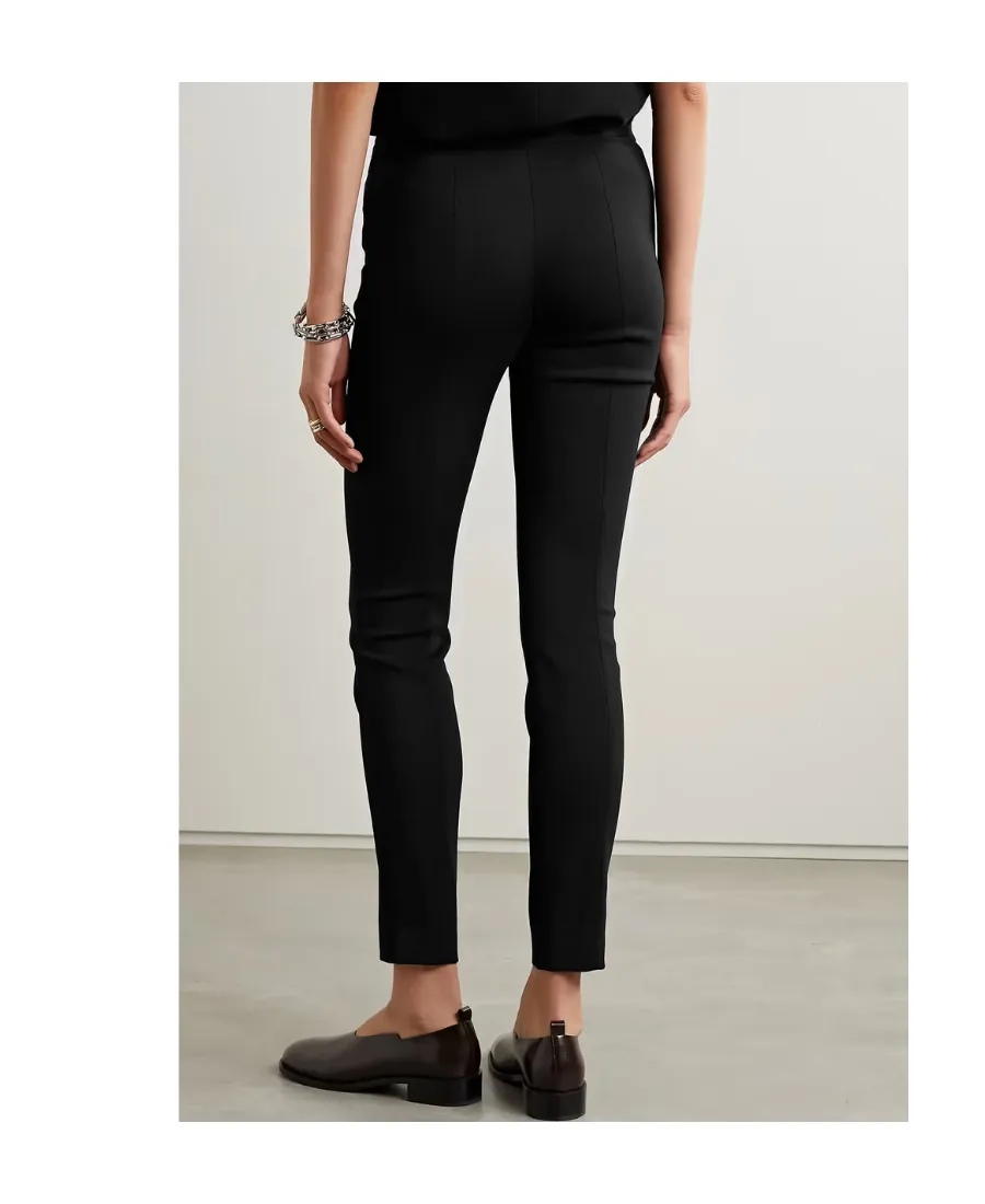 Stretch Crepe Casual Pants