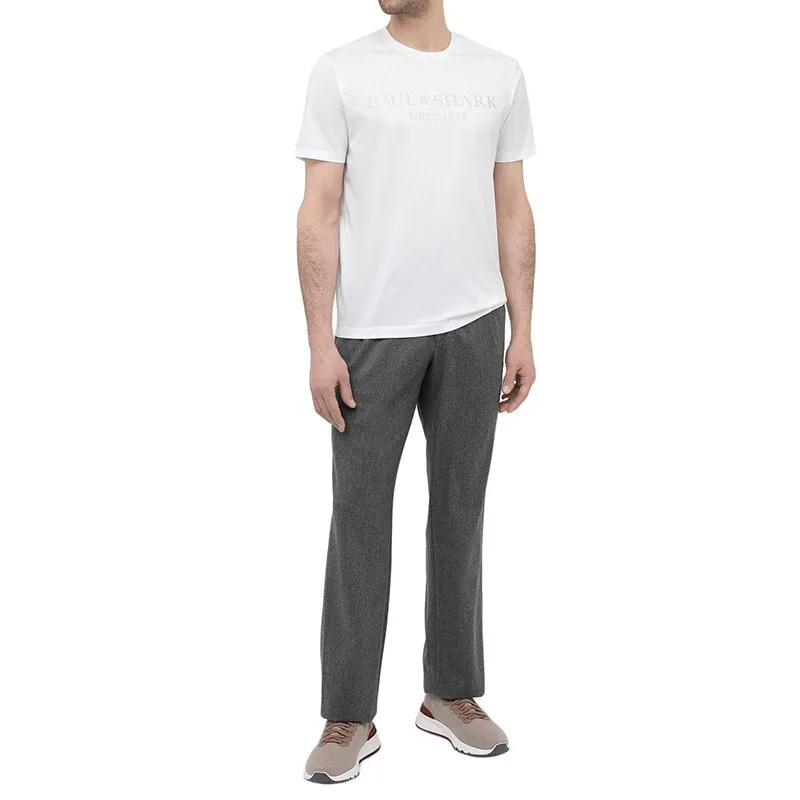 T-Shirt With Round Neck And Short Sleeves