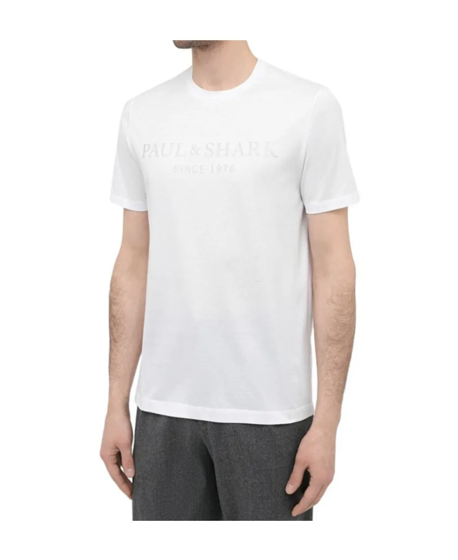 T-Shirt With Round Neck And Short Sleeves