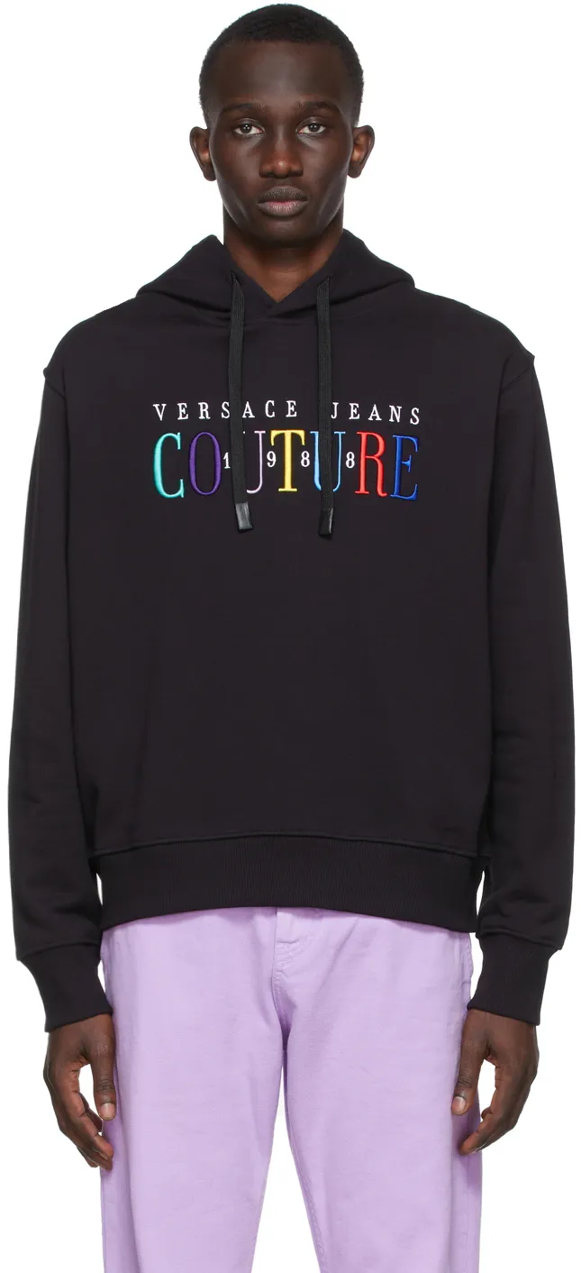 Embroidered-Logo Cotton Hoodie