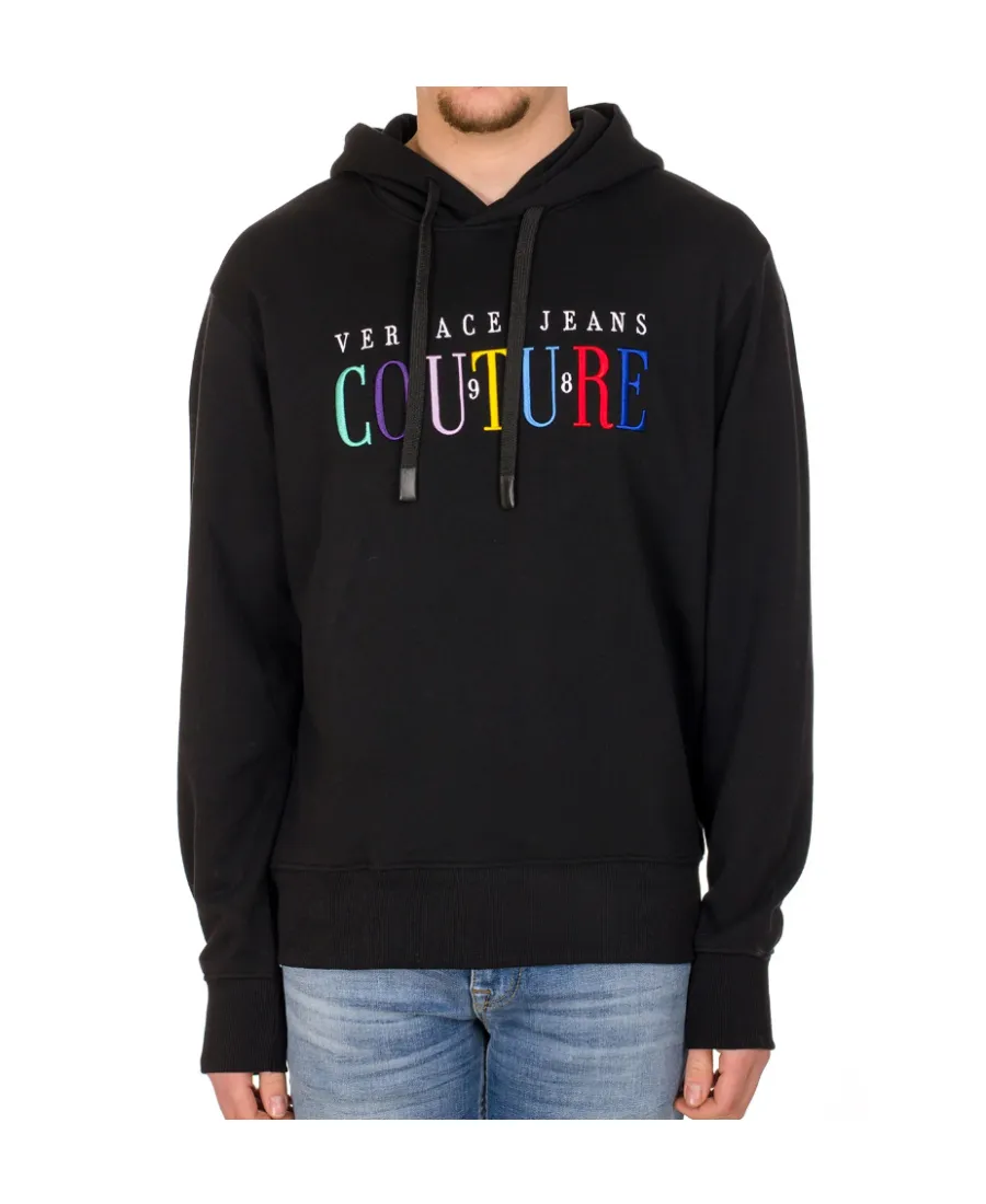 Embroidered-Logo Cotton Hoodie