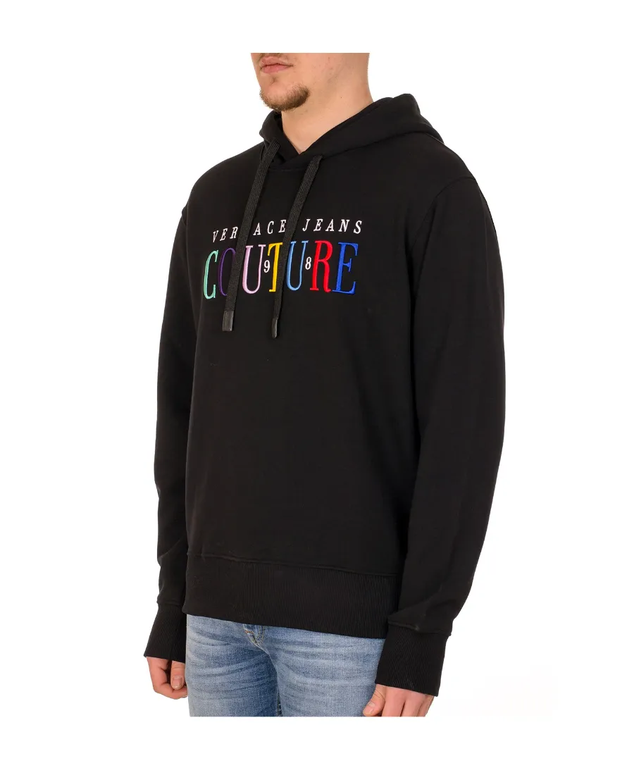 Embroidered-Logo Cotton Hoodie