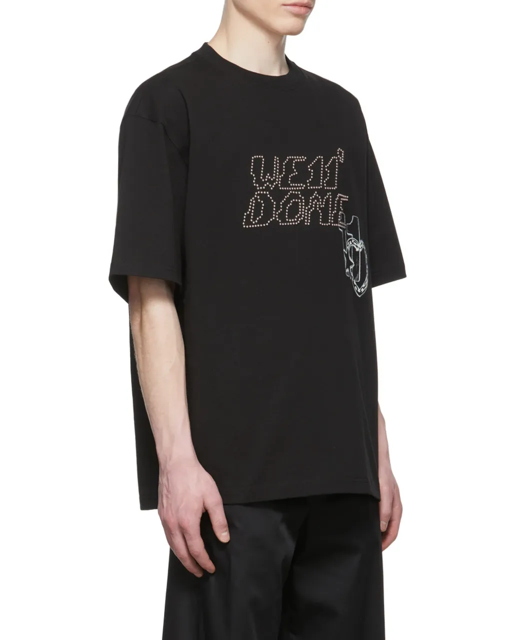 Stud-Logo Short-Sleeved T-Shirt