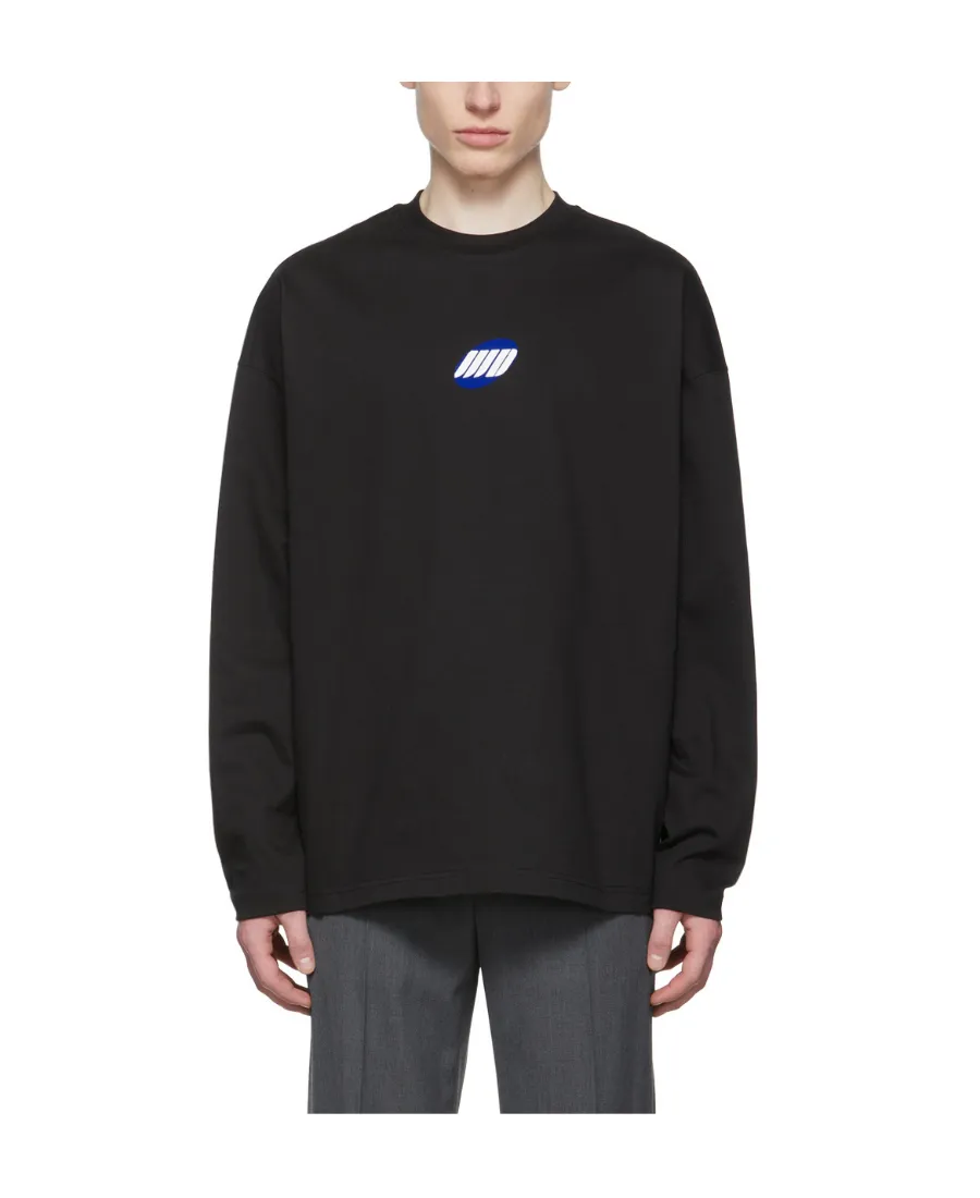 Logo-Print Cotton Sweater