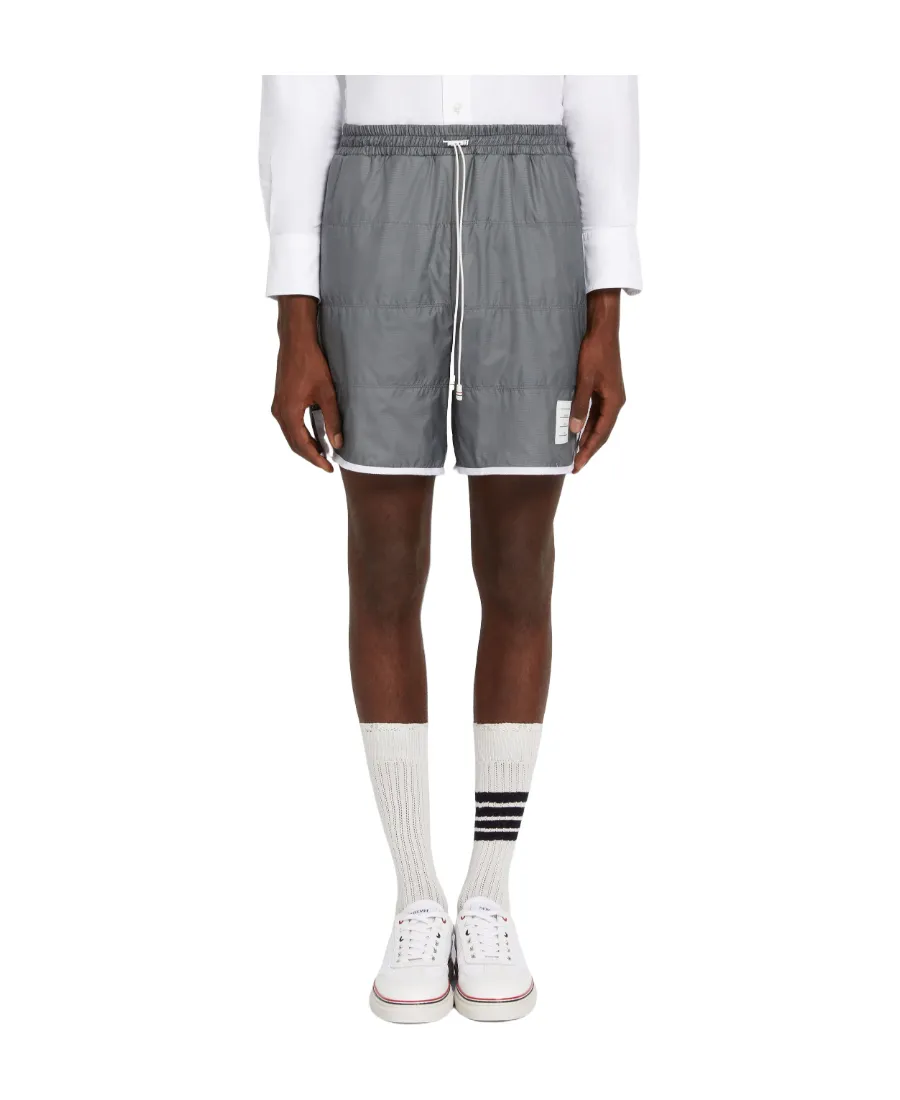 Thom Browne Ripstop Drawstring Track Shorts