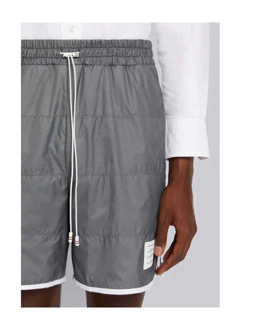 Thom Browne Ripstop Drawstring Track Shorts