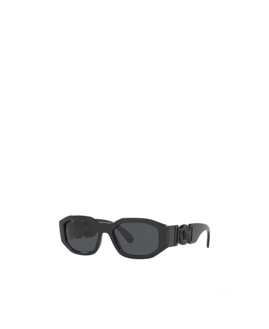 Logo Geometric Frame Sunglasses