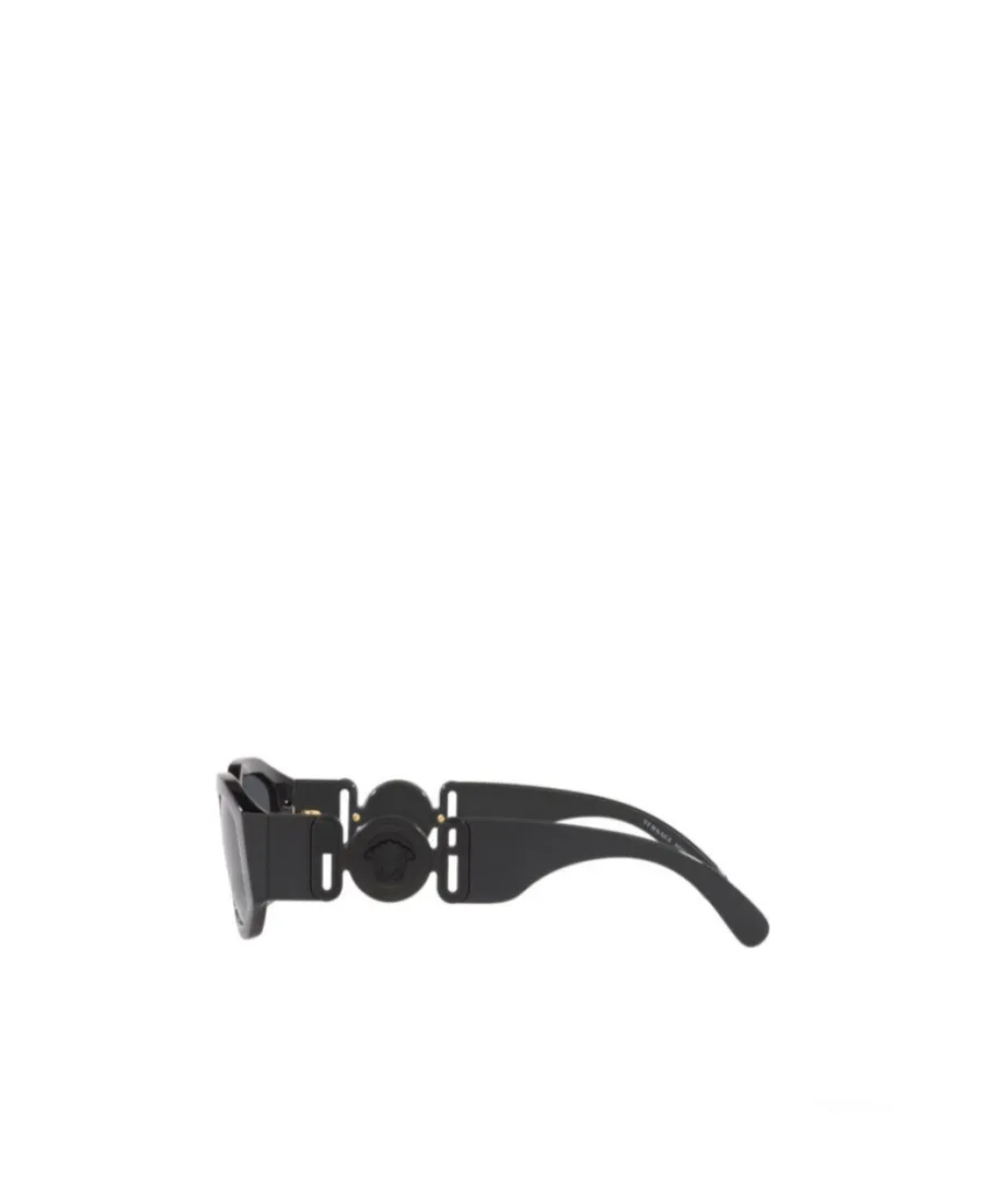Logo Geometric Frame Sunglasses