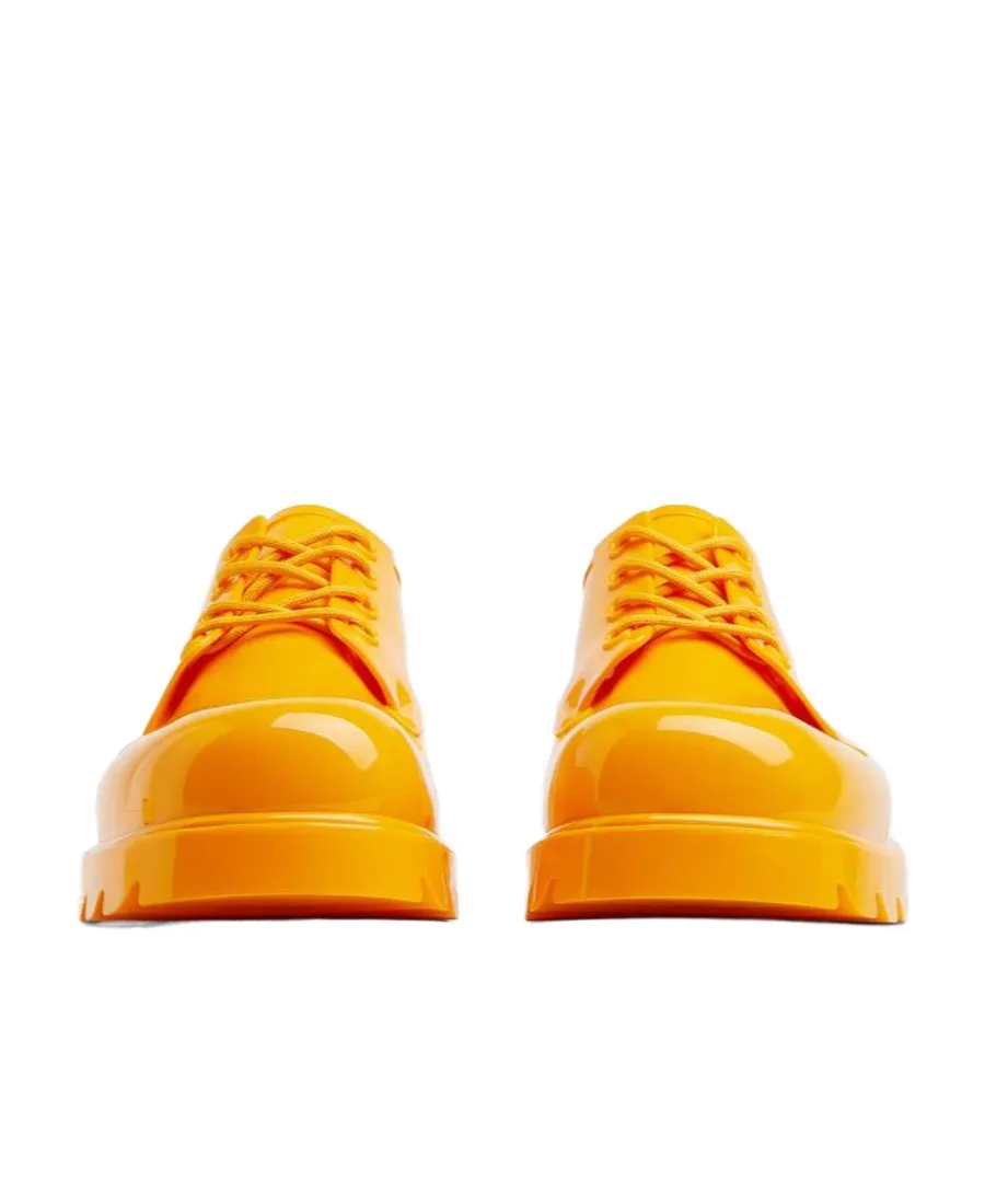 Rubber Lace-Up Casual Shoes
