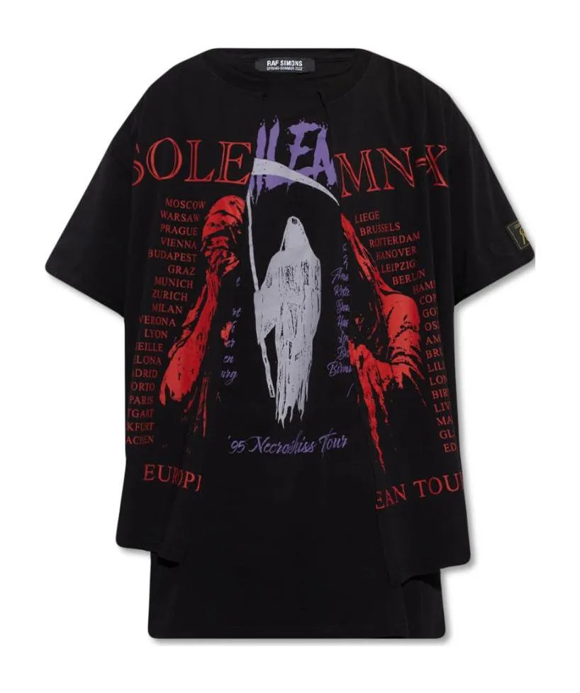 Graphic-Print Layered T-Shirt