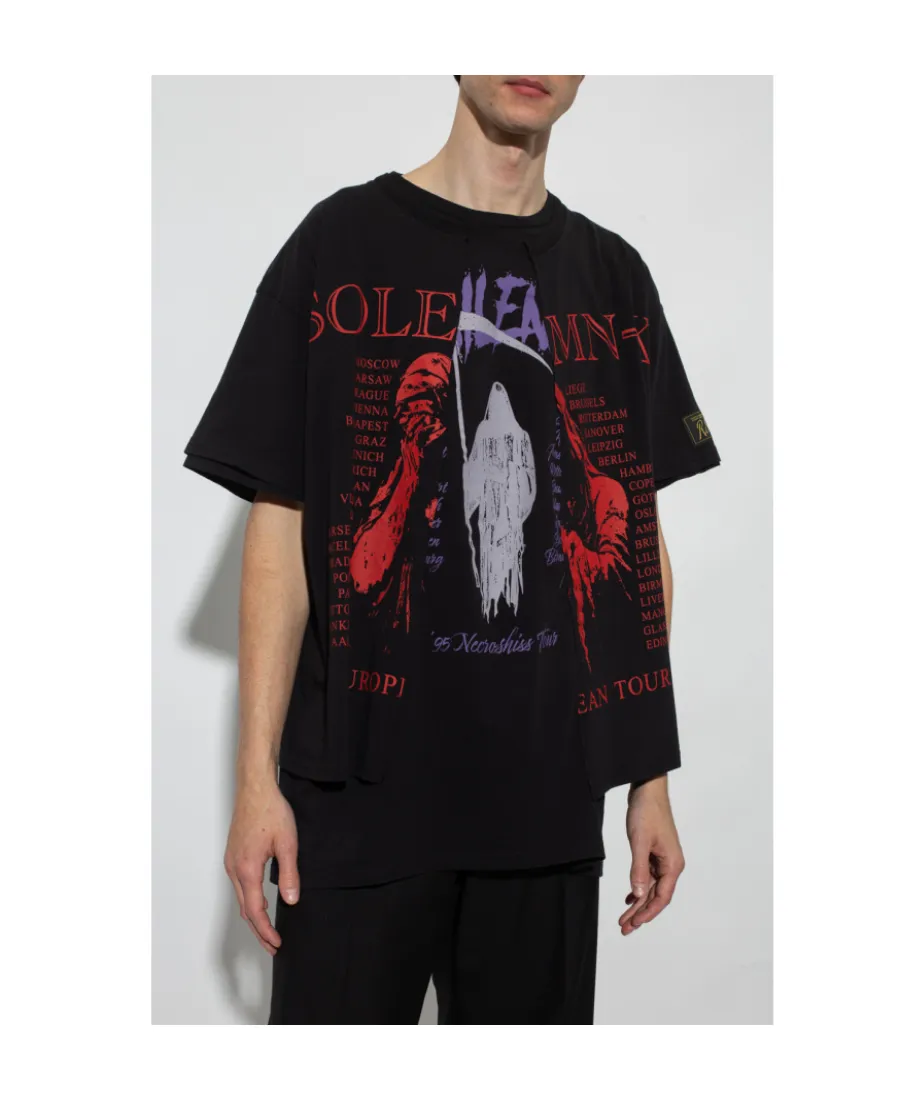 Graphic-Print Layered T-Shirt