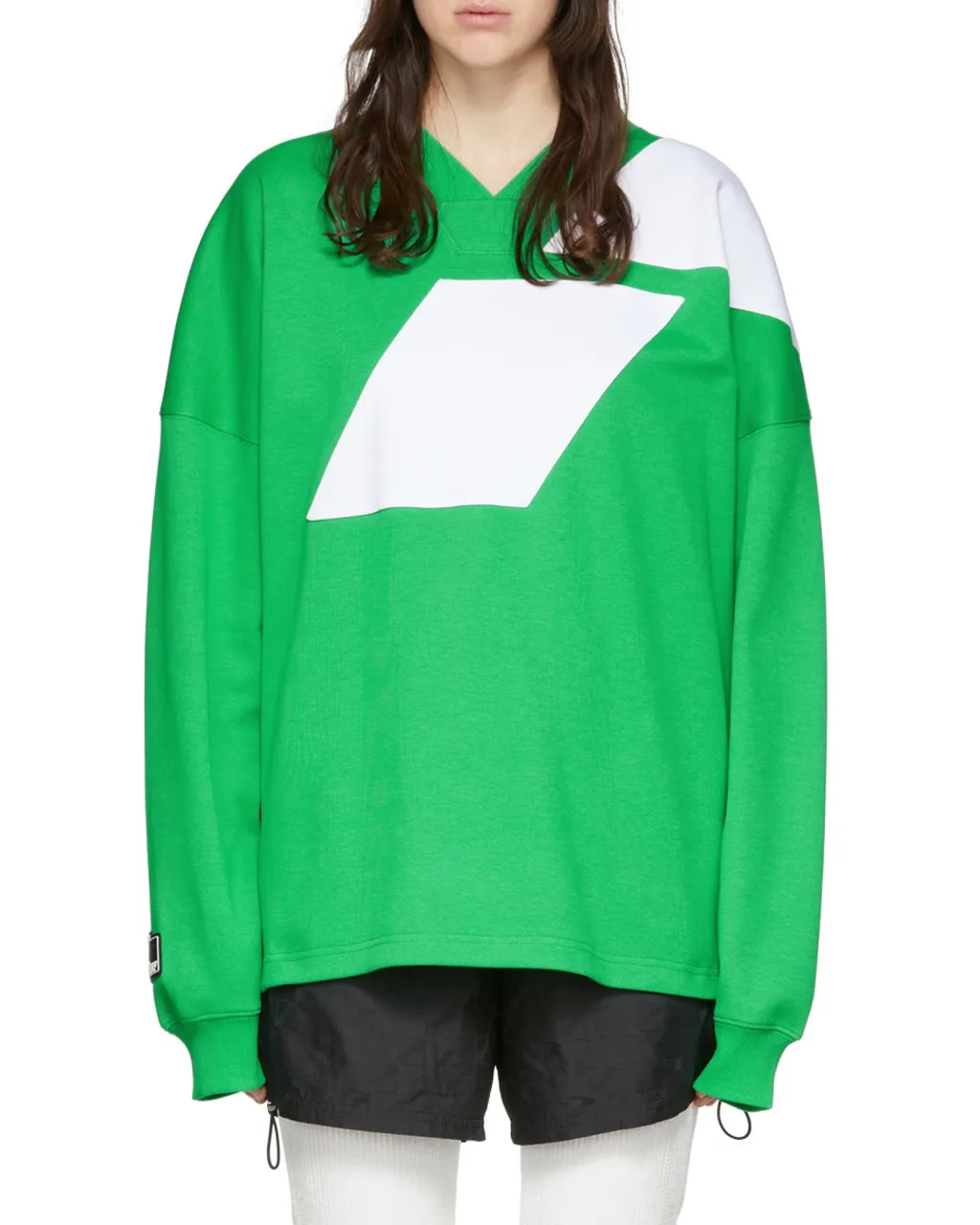 V-Neck Long-Sleeved T-Shirt