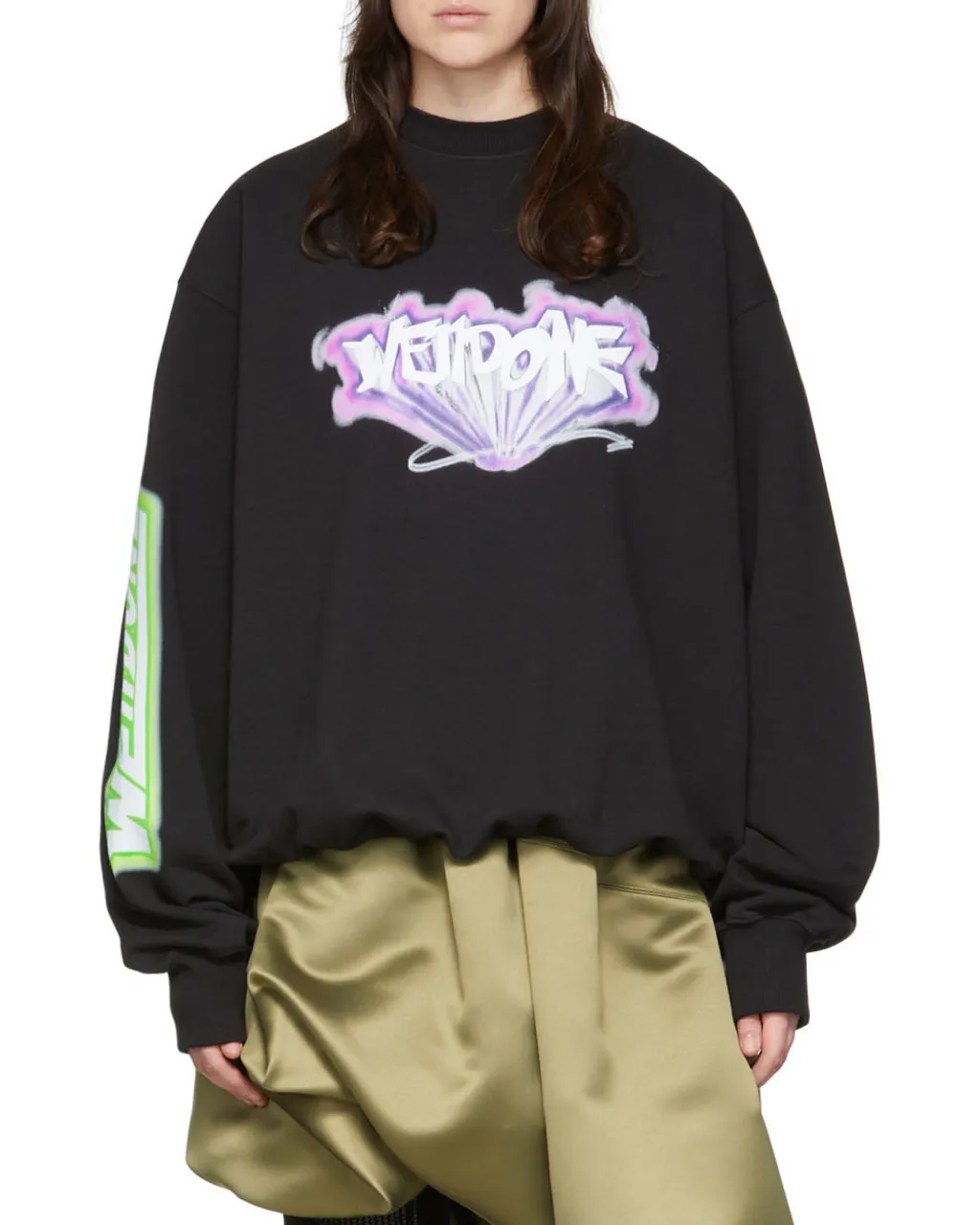 Graffiti Logo-Print Sweatshirt