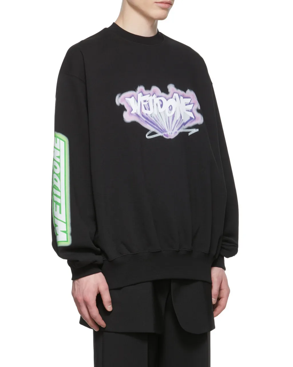 Graffiti Logo-Print Sweatshirt