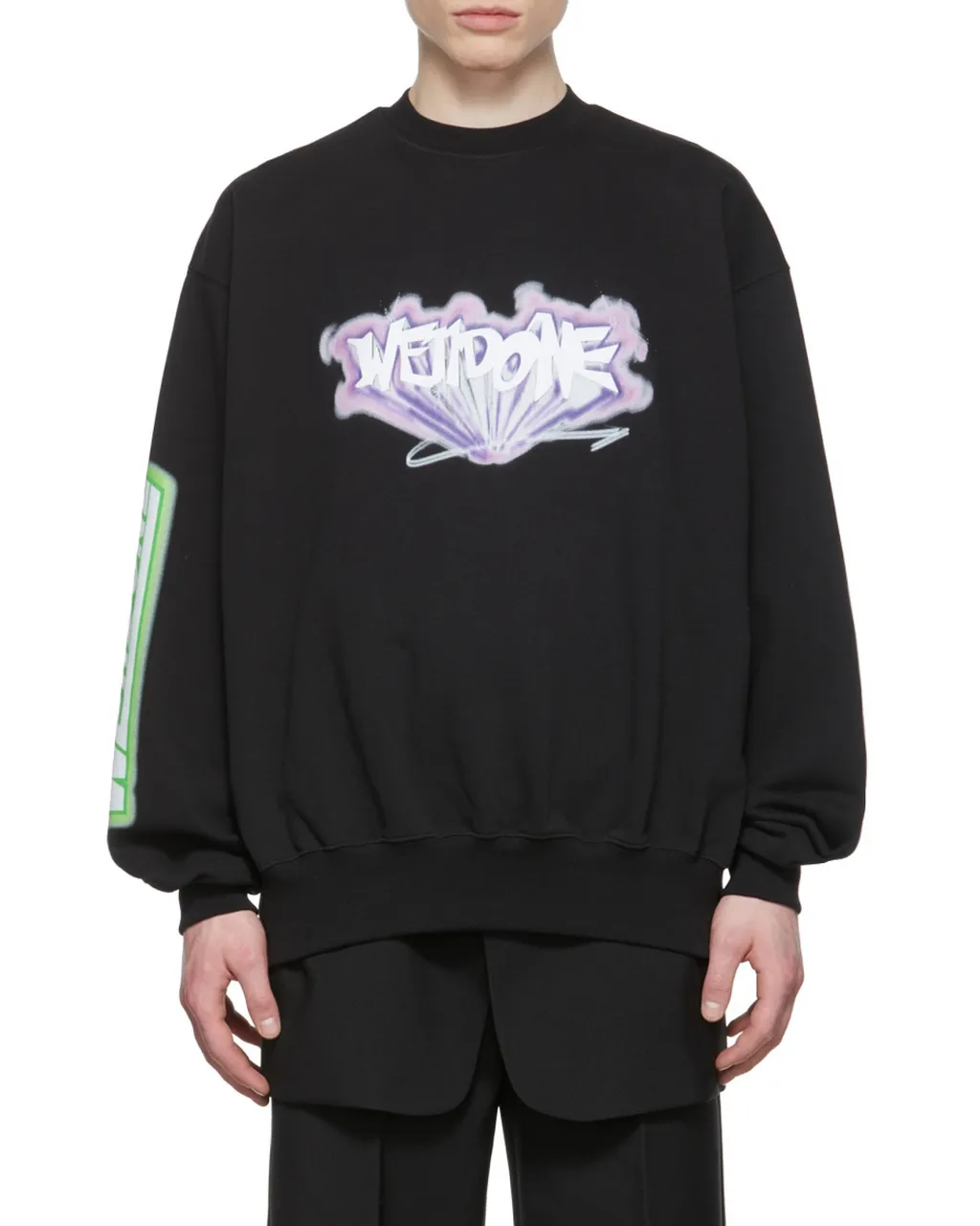 Graffiti Logo-Print Sweatshirt