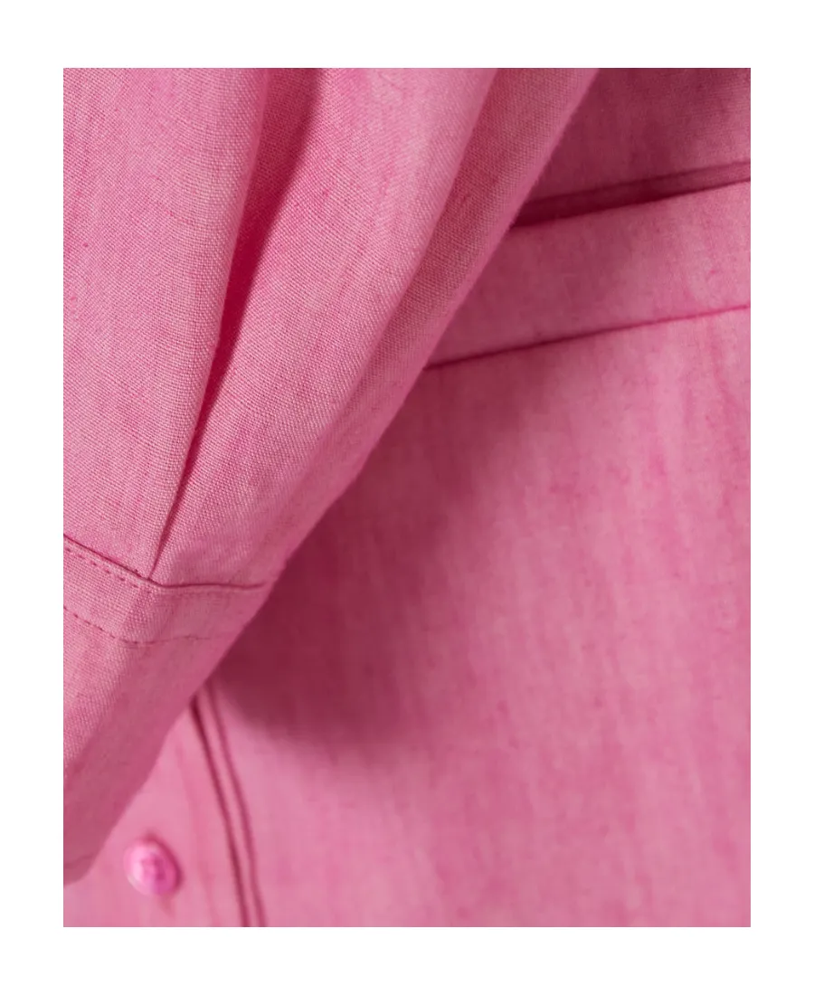 Logo Layered Shirt Dress