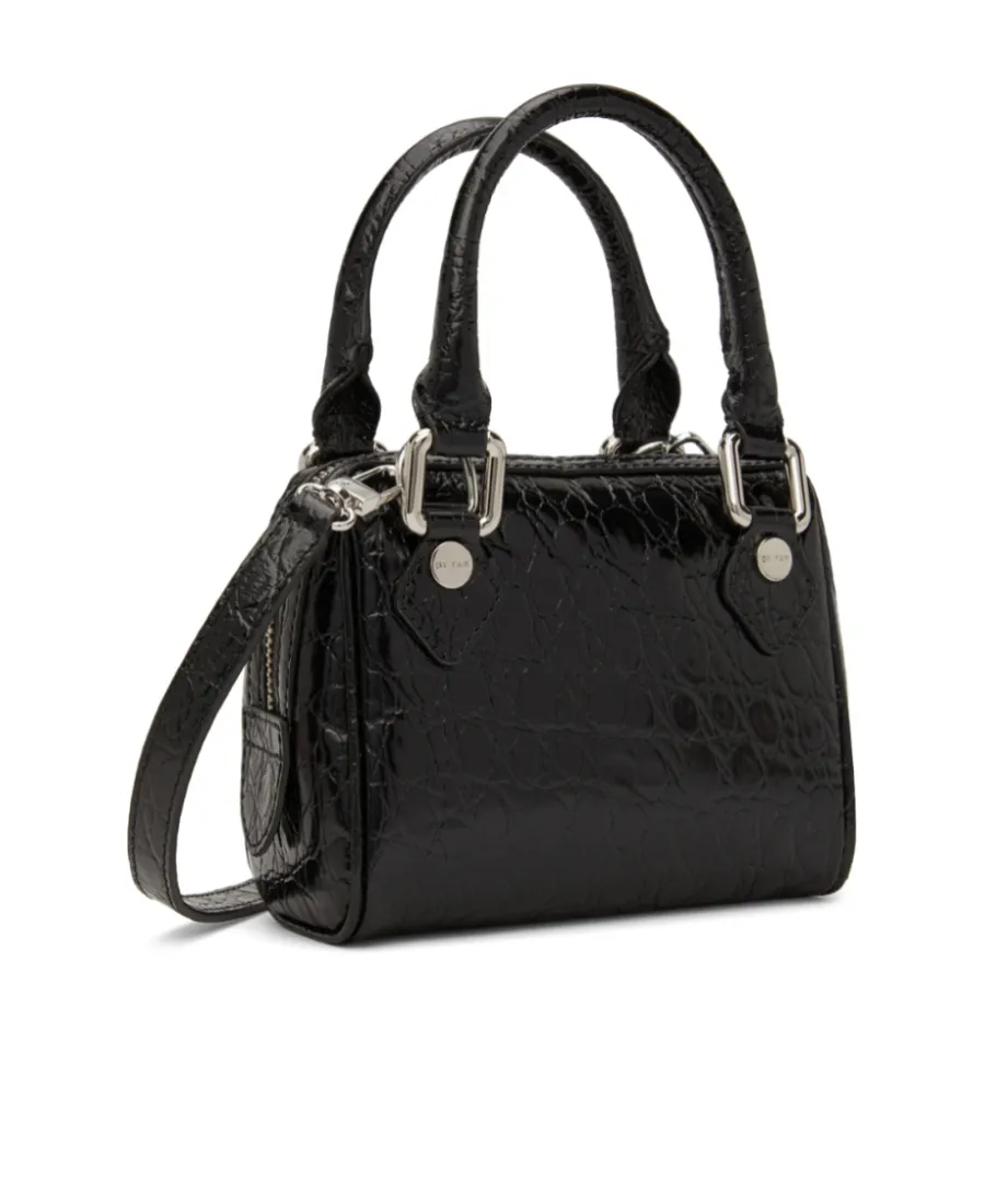 By Far Dora Embossed Mini Shoulder Bag