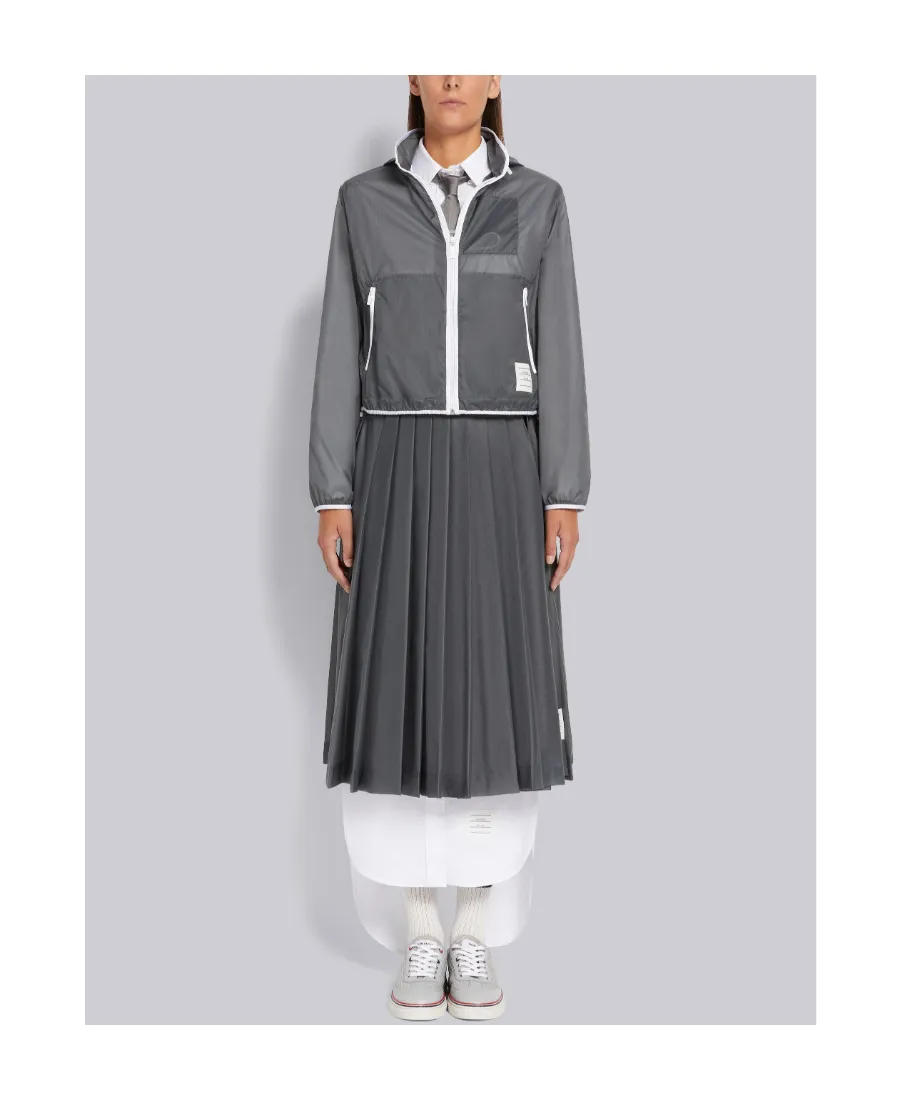 Pleated Midi Skirt