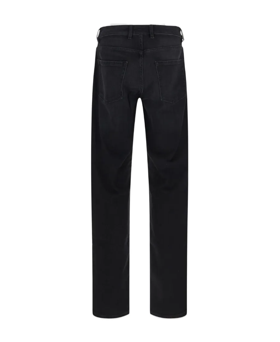 Black Logo Jeans Pants