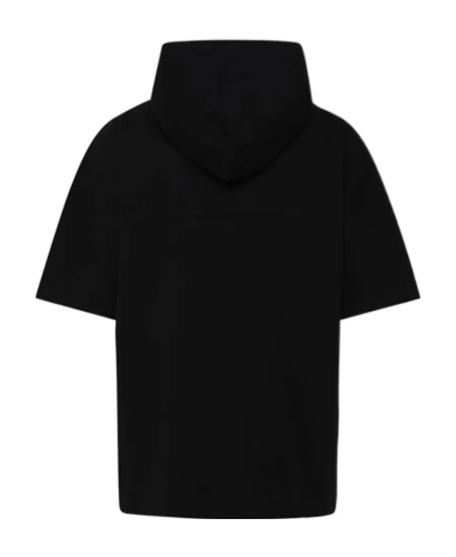Hooded S/S T-Shirt Black Black