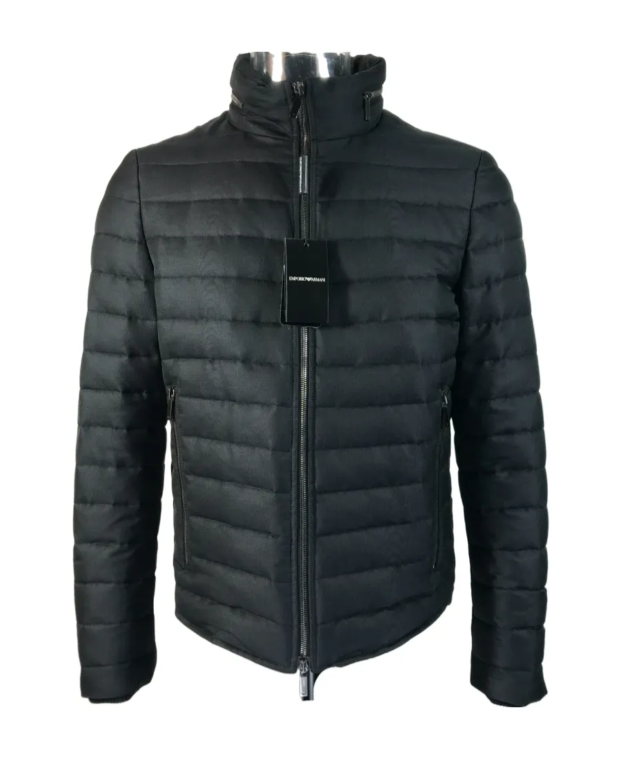 Down Jacket With Standing Collar