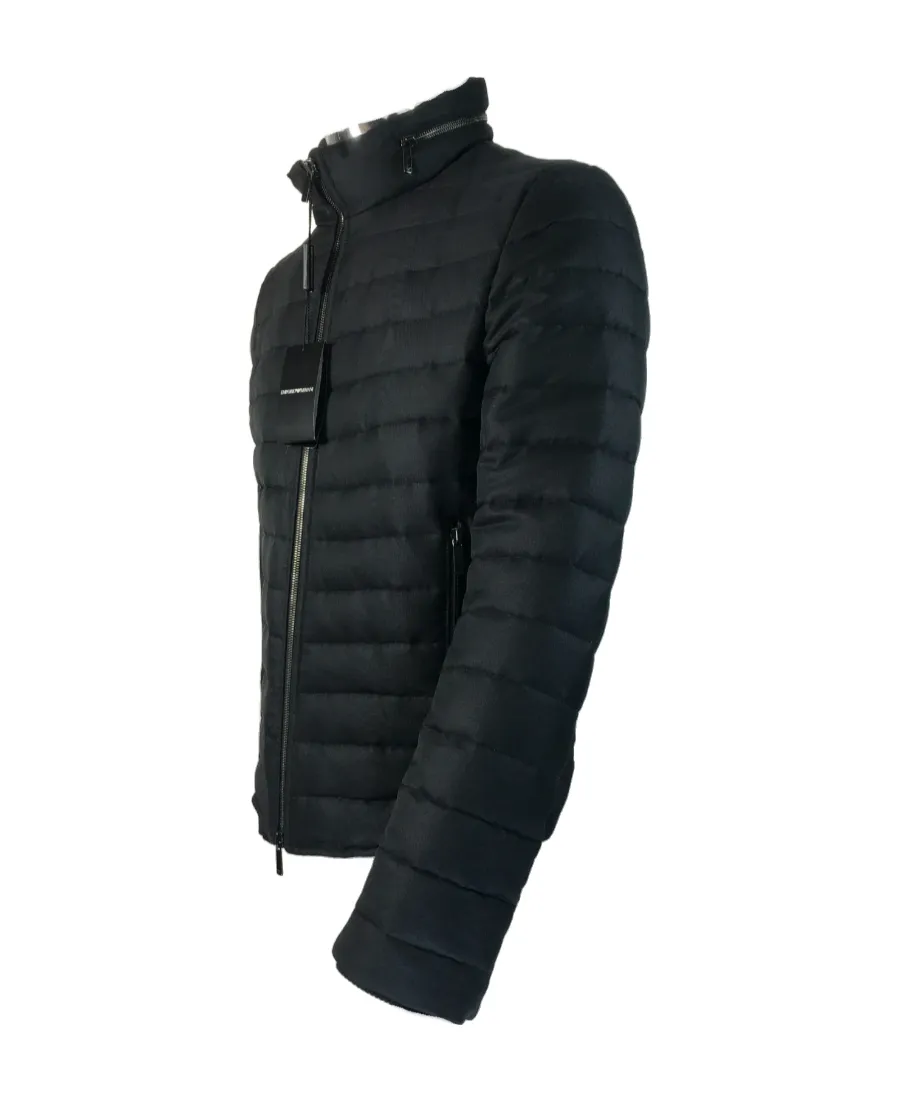 Down Jacket With Standing Collar
