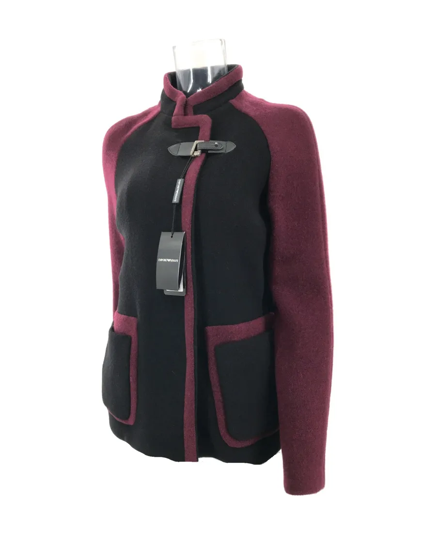 Spliced Long-Sleeved Casual Jacket