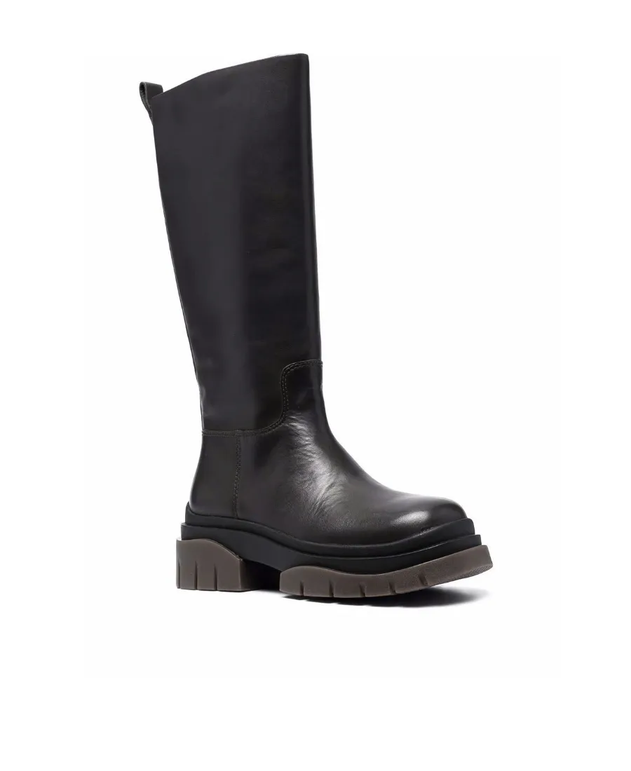 Supremium 60Mm Knee Length Leather Boots