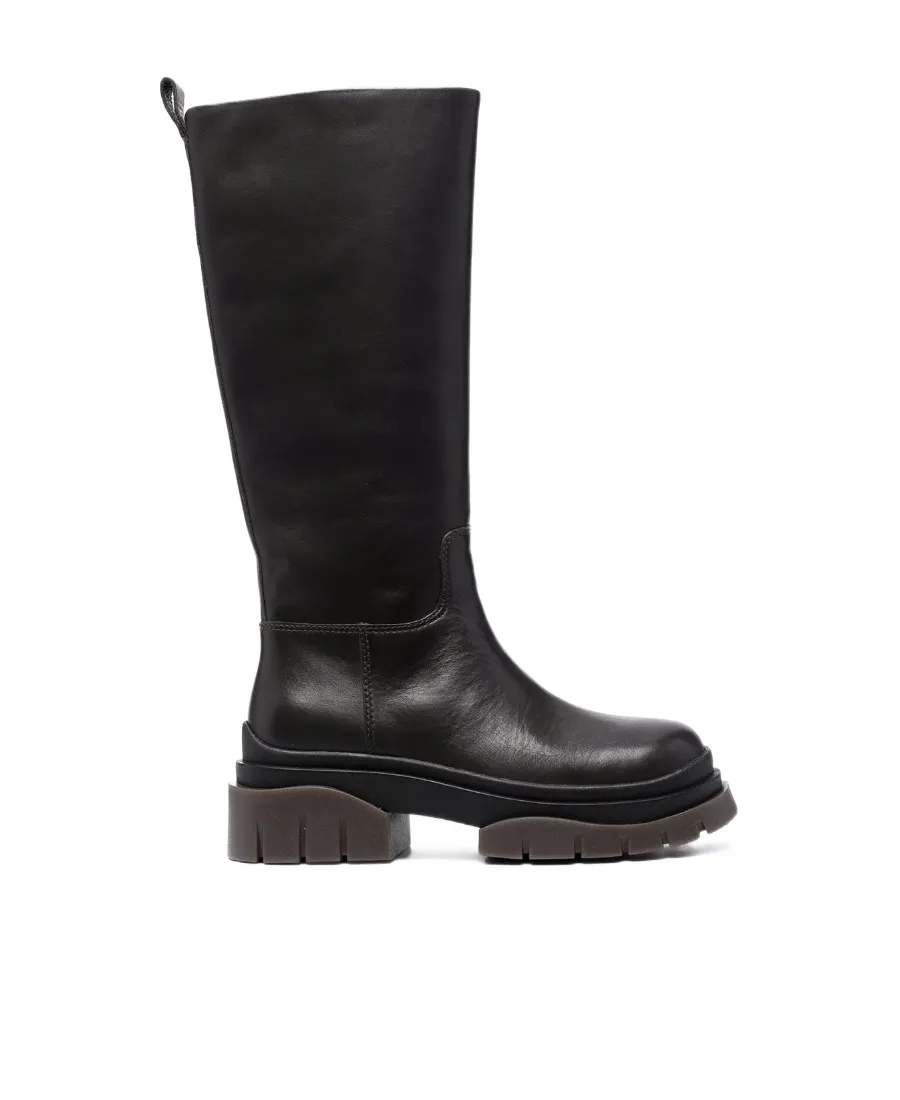 Supremium 60Mm Knee Length Leather Boots