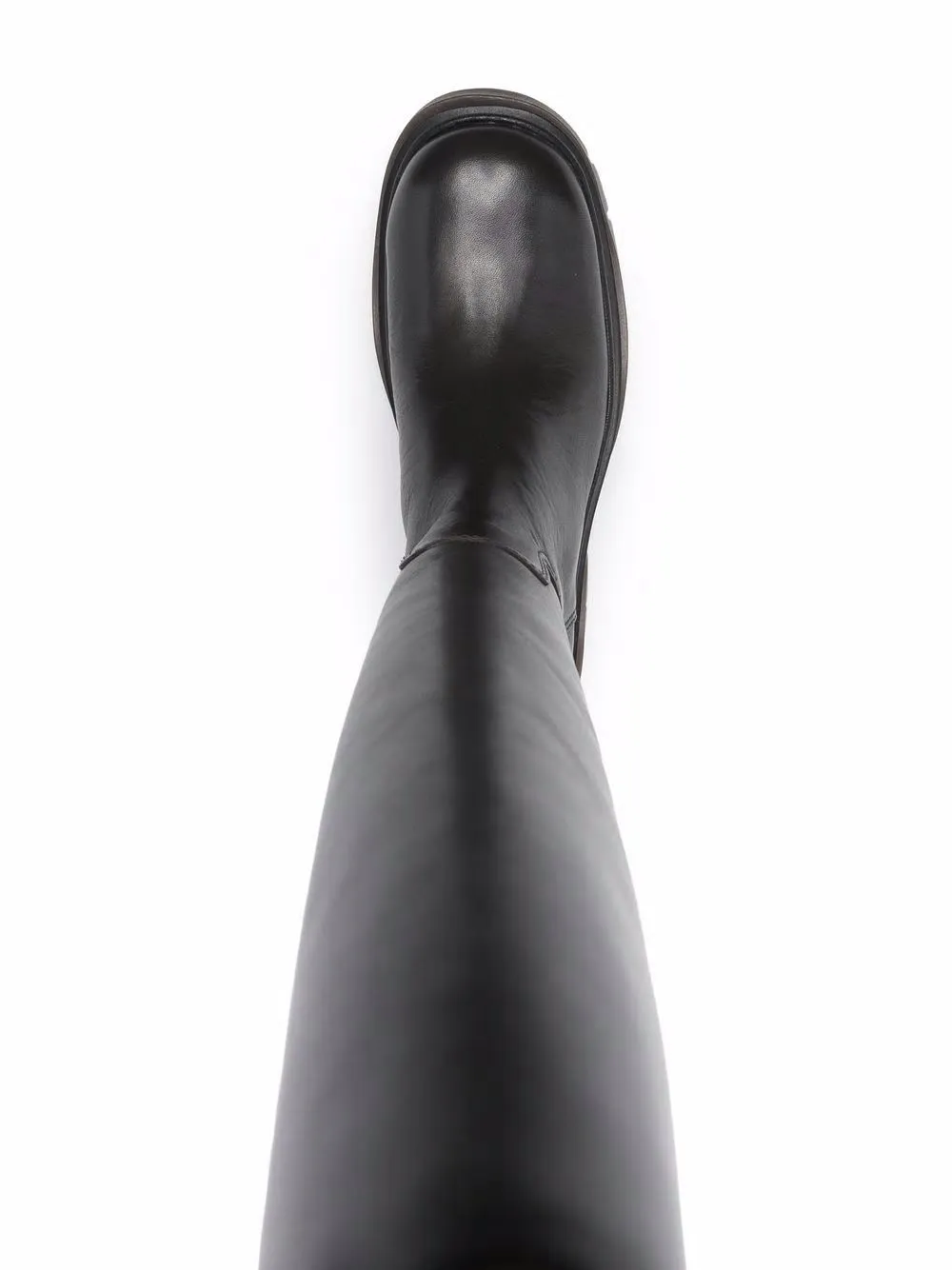 Supremium 60Mm Knee Length Leather Boots