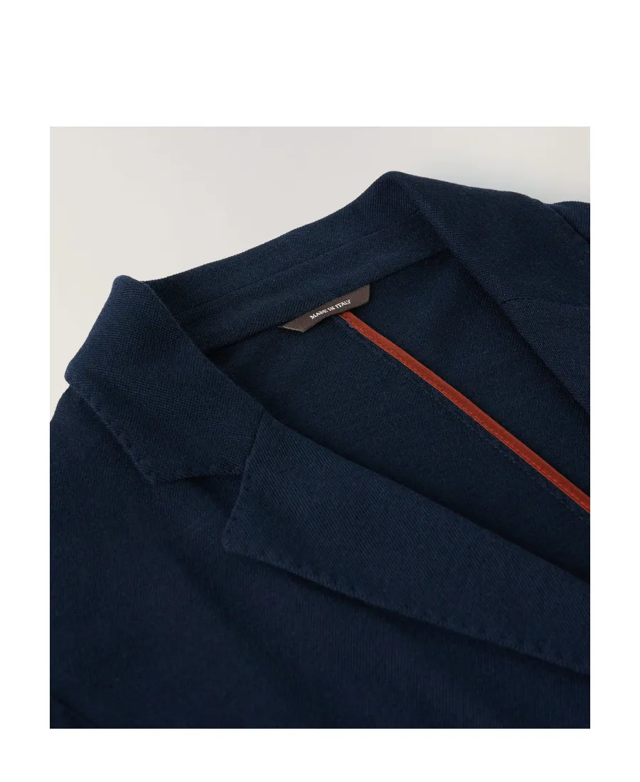 Sweater Single-Breasted Blazer