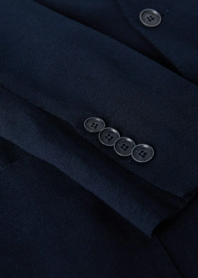 Sweater Single-Breasted Blazer