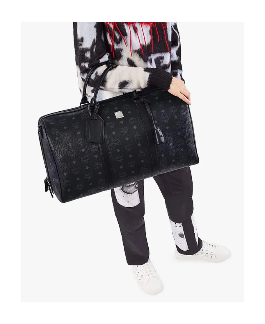 Black Printed Handbag