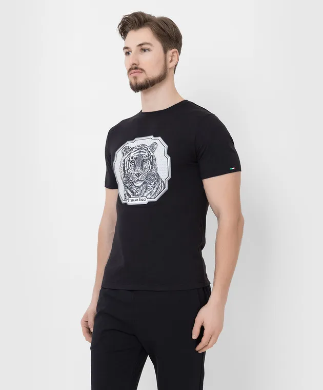 Logo Embroidery Detail Short-Sleeved T-Shirt
