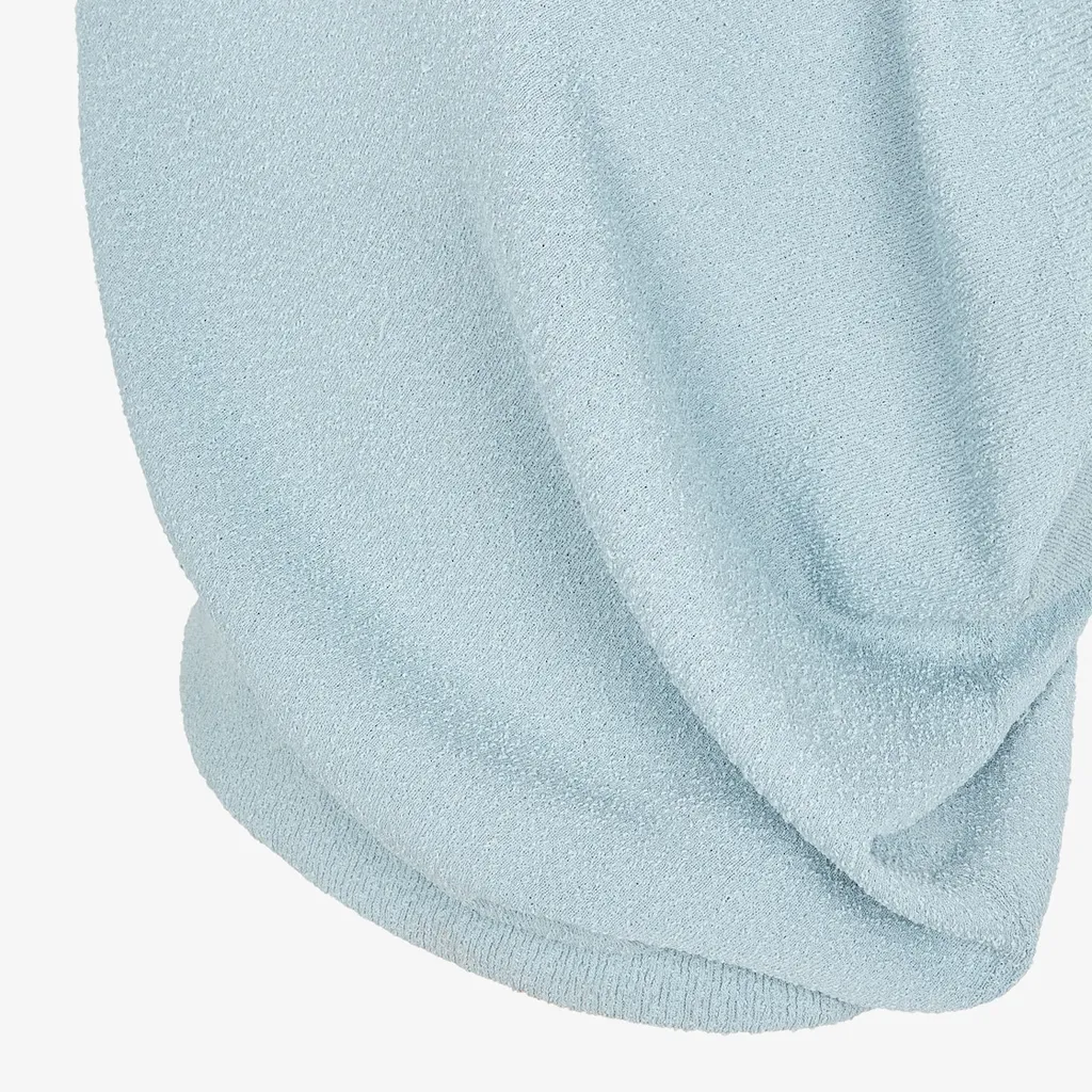 Fendi Asymmetric Hem Cape-Sleeved Crewneck Jumper