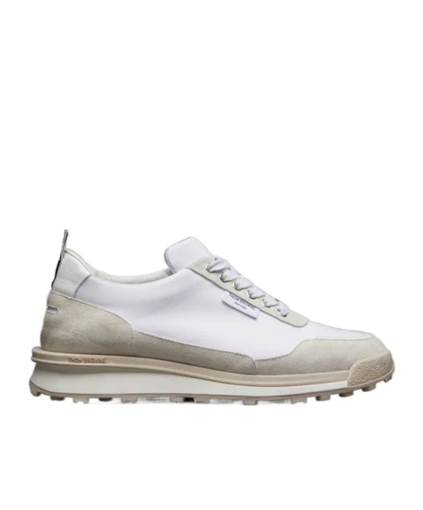 Thom Browne Round Toe Lace-Up Sneakers
