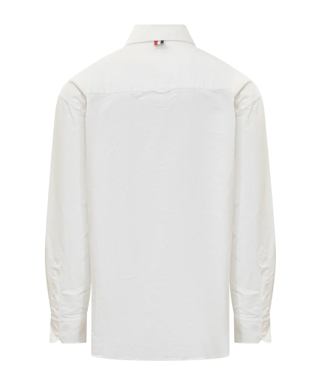 Thom Browne	Panelled Button-Up Shirt