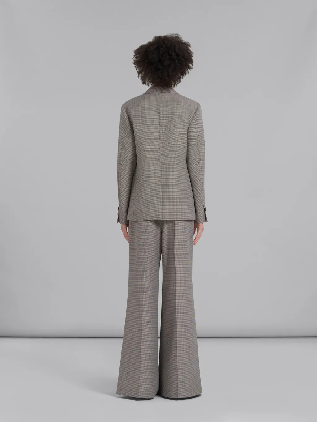 Marni Houndstooth Checked Single-Breasted Jacket