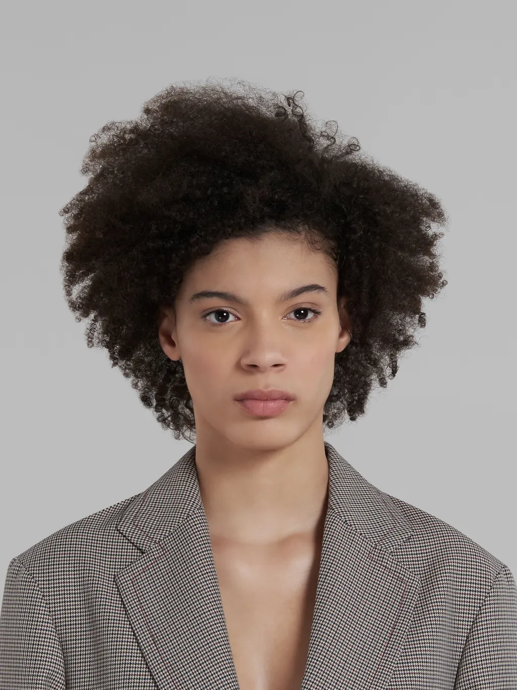 Marni Houndstooth Checked Single-Breasted Jacket