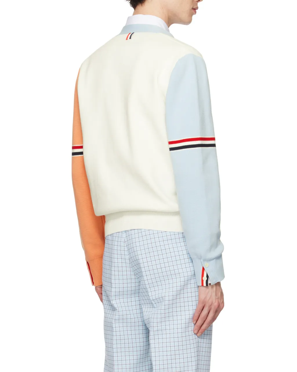 Thom Browne Color-Block Buttoned Cardigan