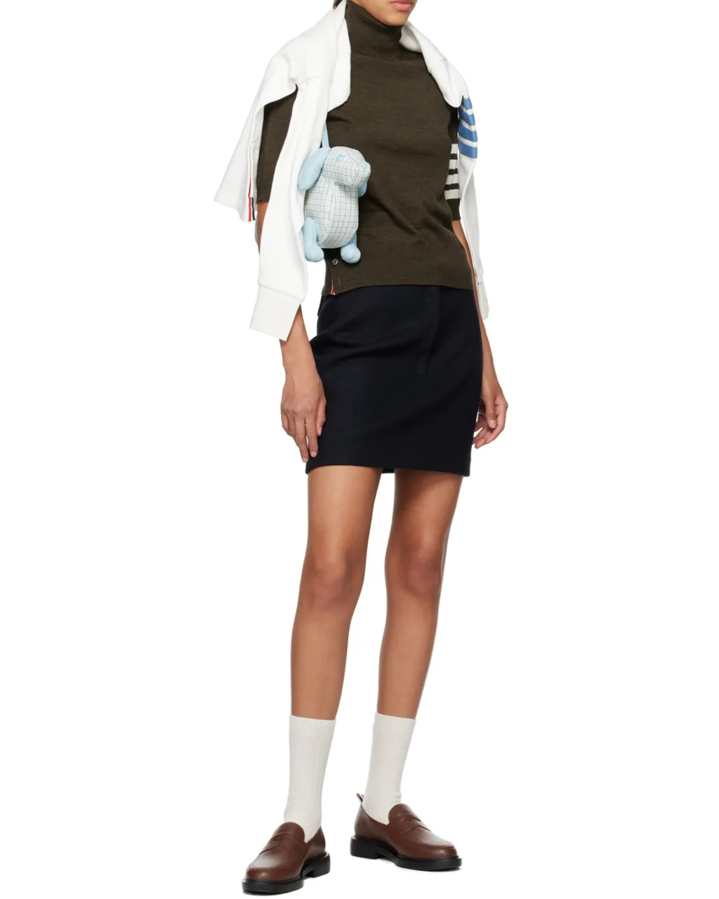 Thom Browne Roll Neck Knitted Jumper