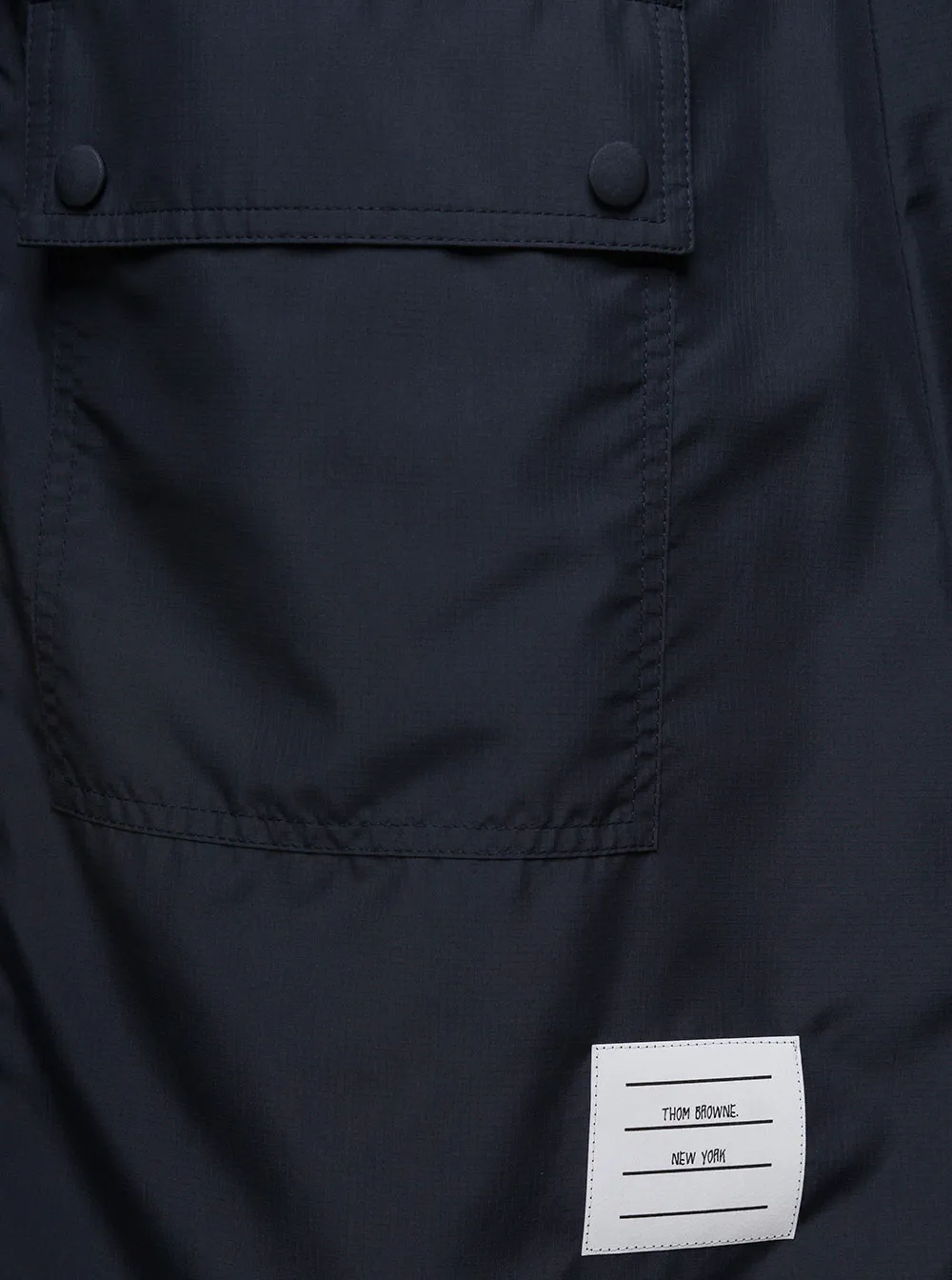 Thom Browne Long Sleeved Button Fastened Coat